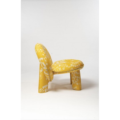 Крісло Dino жовте ARHIVE FABRIC SERGIY KOLOS ShishkaProject